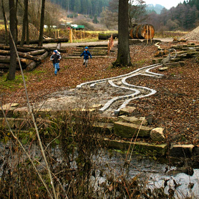 Das  NaturErlebnisgelnde im Leutnitztal 